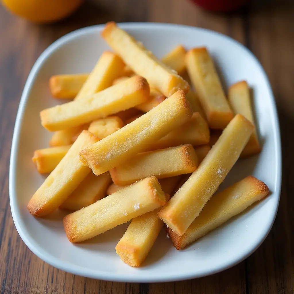 Air Fryer Shortbread Cookie Fries