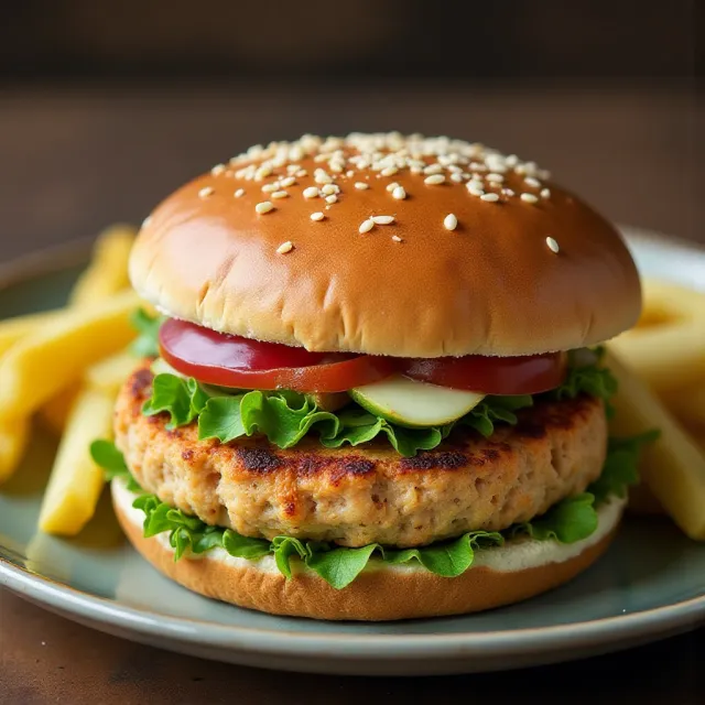 Ground Chicken Burgers