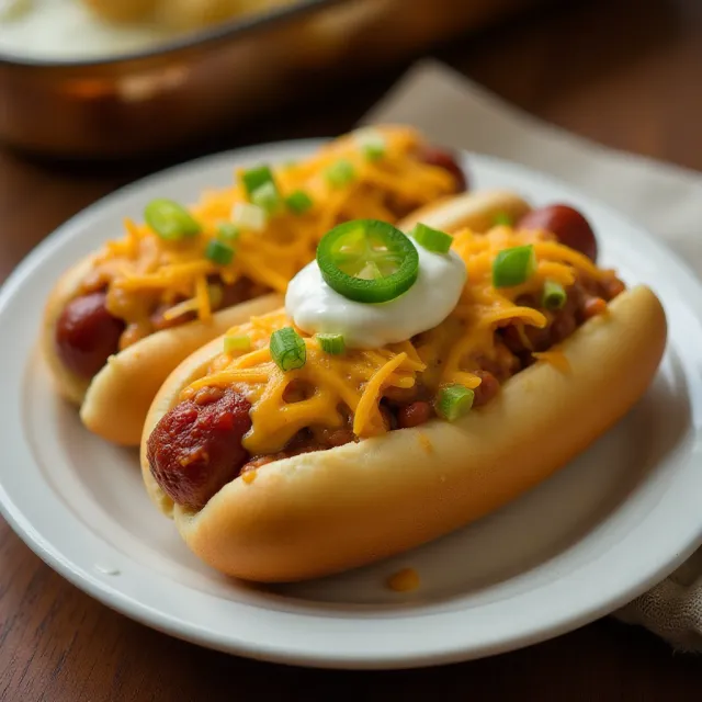 Walking Chili Cheese Dogs