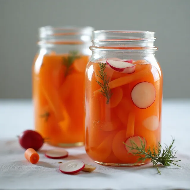 Quick-Pickled Carrots and Radishes