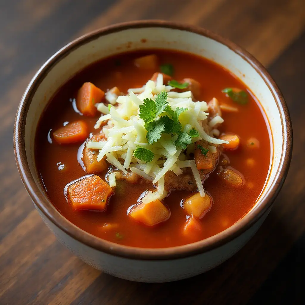 Pozole Rojo (Mexican Pork and Hominy Stew)