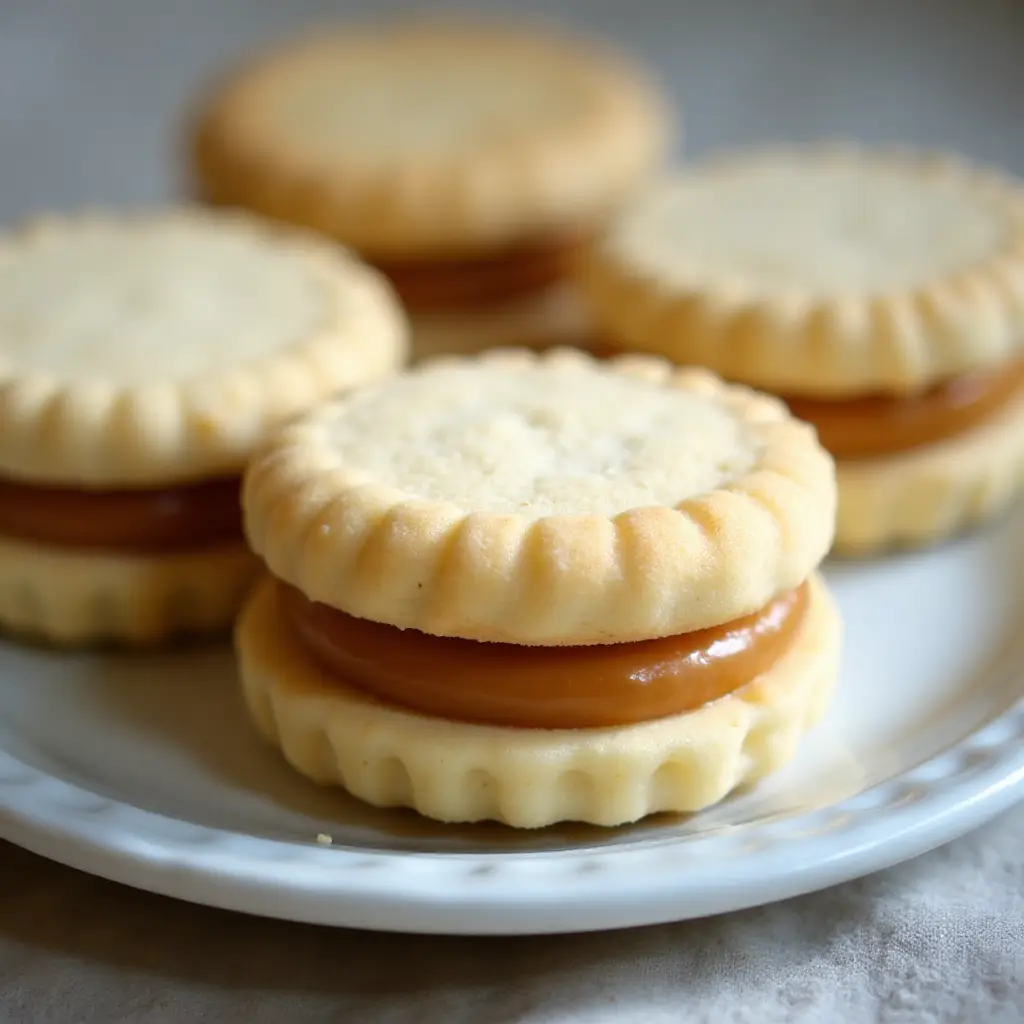 Gluten-Free Sandwich Cookies with Dulce de Leche (Alfajores)