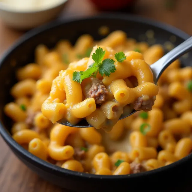 Cheese and Hamburger Macaroni