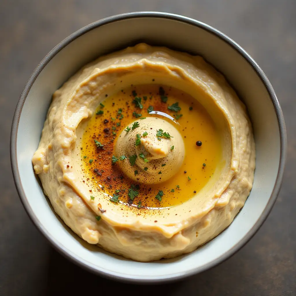 Hummus Without a Food Processor