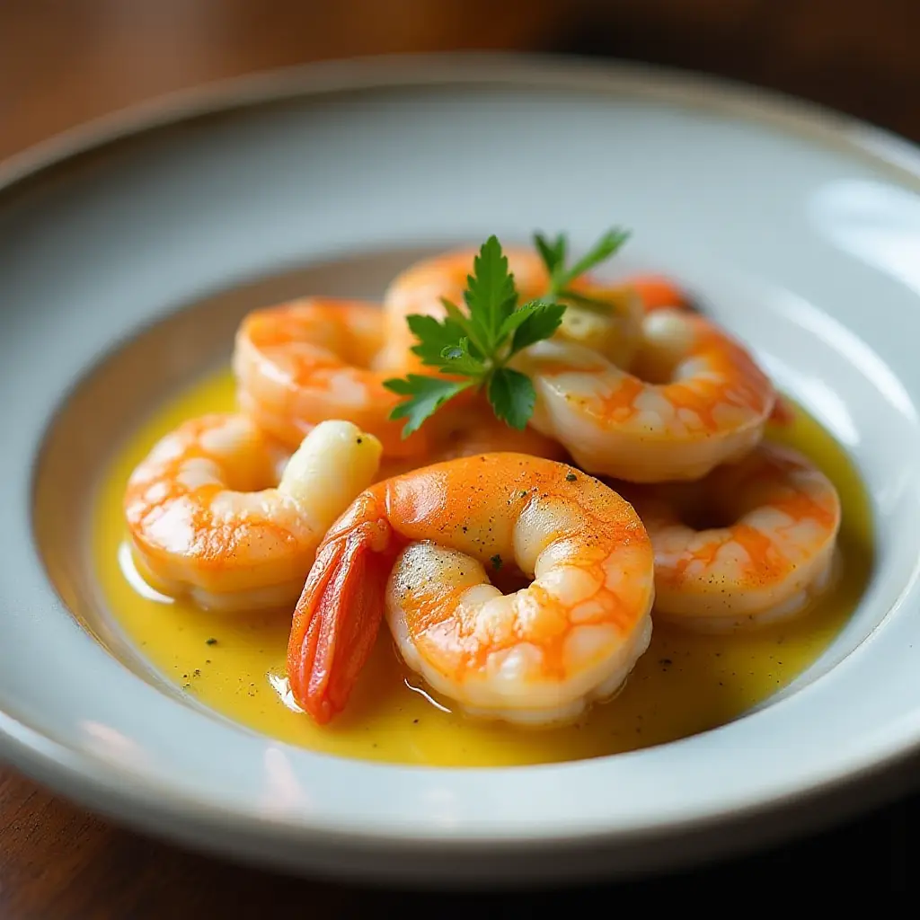 Sous Vide Lemon-Butter Shrimp
