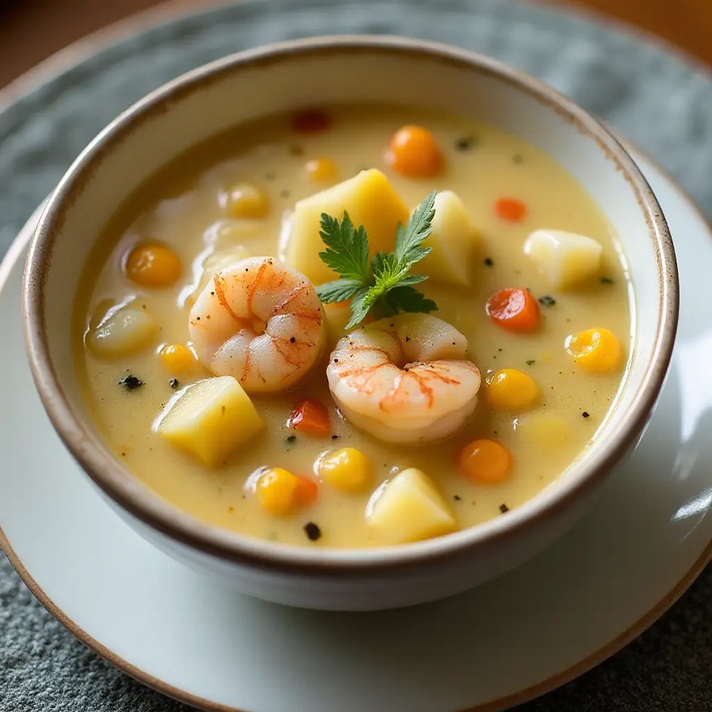 Scallop and Shrimp Chowder