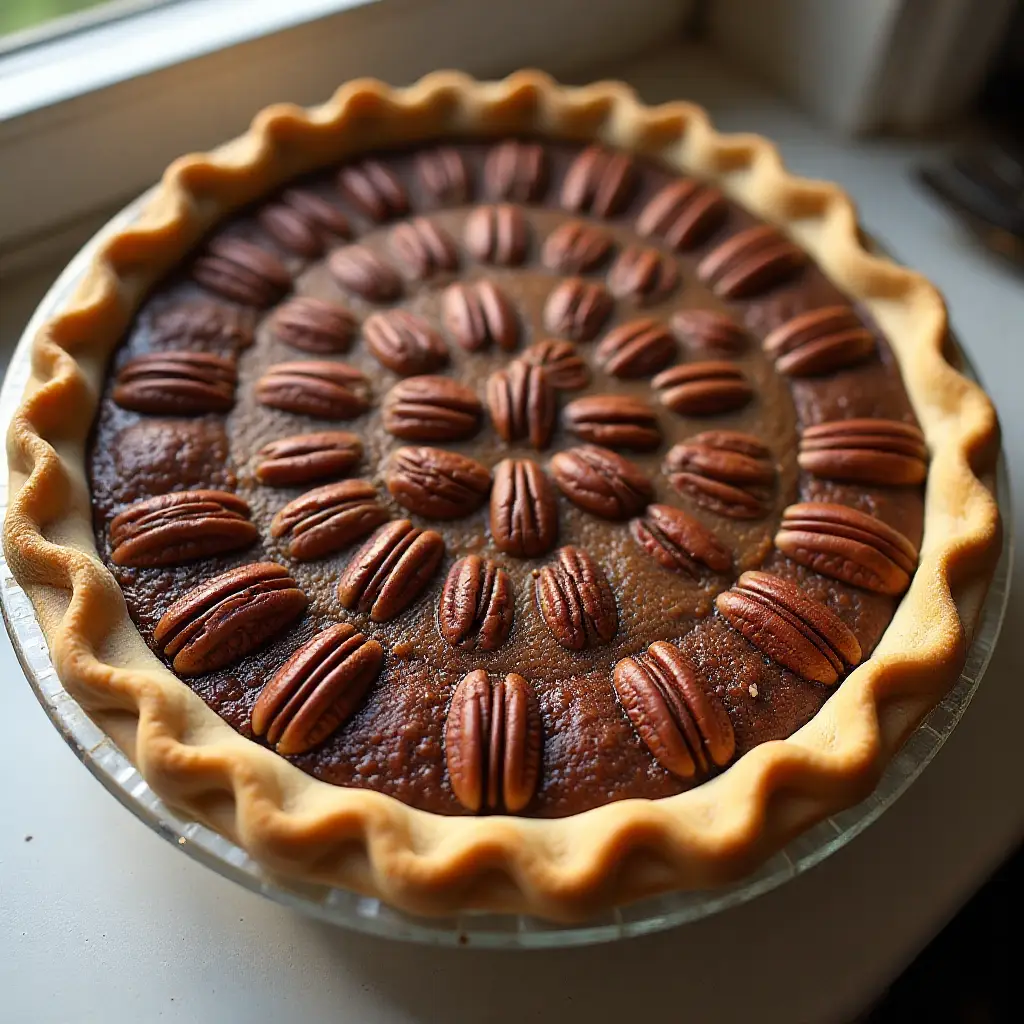 Pecan And Chocolate Espresso Pie