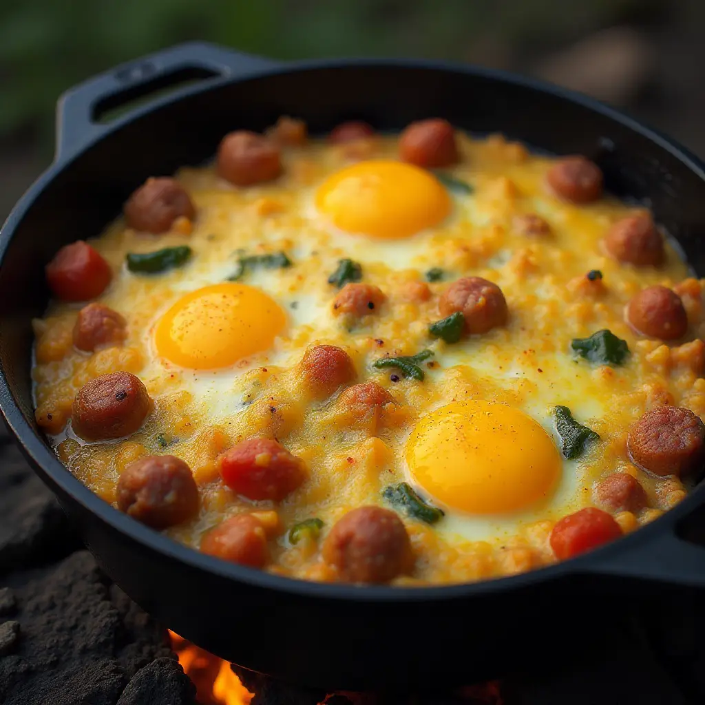 Dutch Oven Mountain Man Breakfast