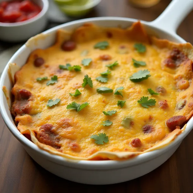Breakfast Crunchwrap Casserole