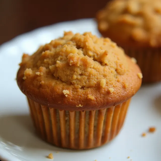 Pumpkin Apple Streusel Muffins
