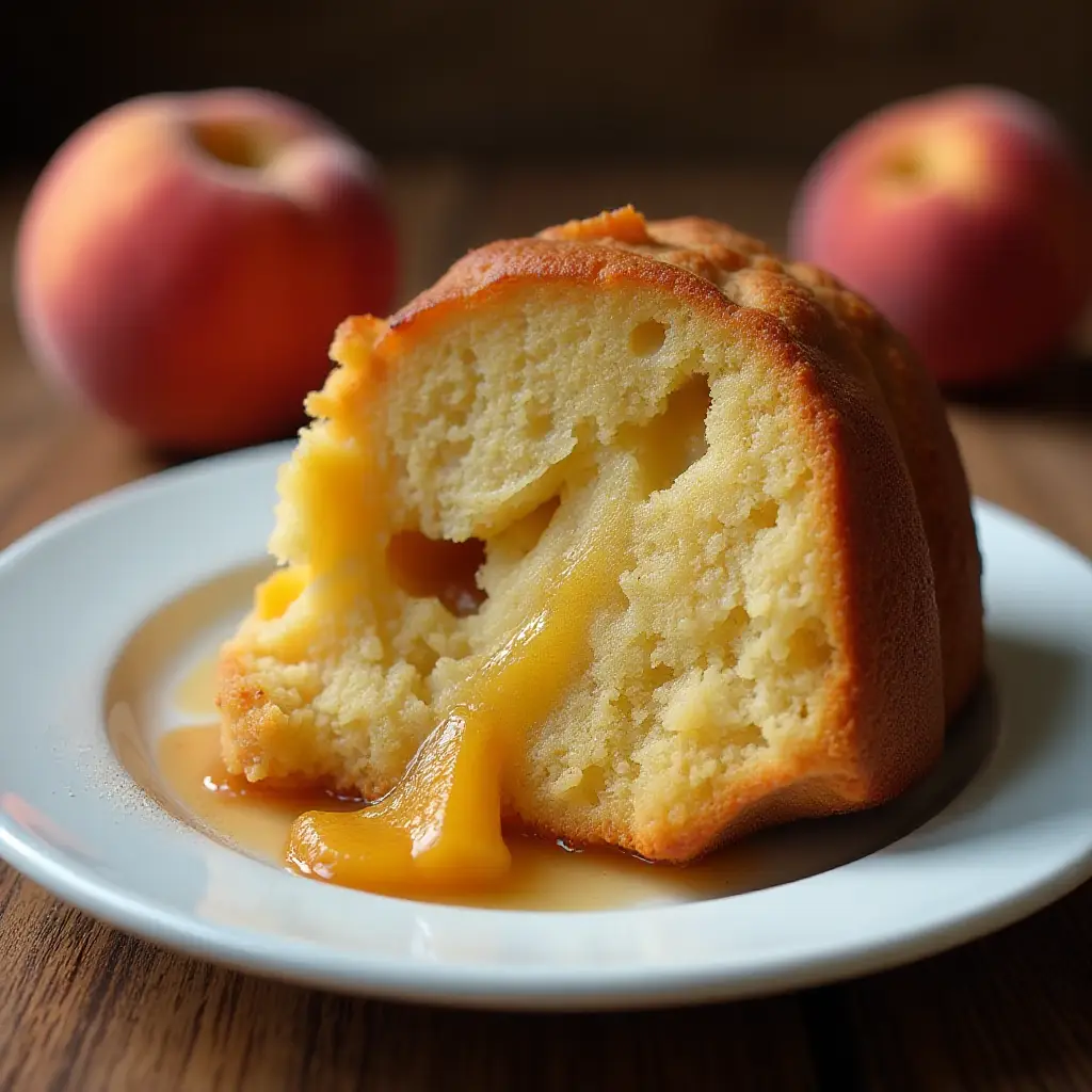 Peach Cobbler Pound Cake