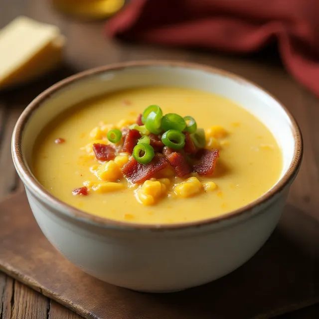 Beer Cheese Corn Chowder