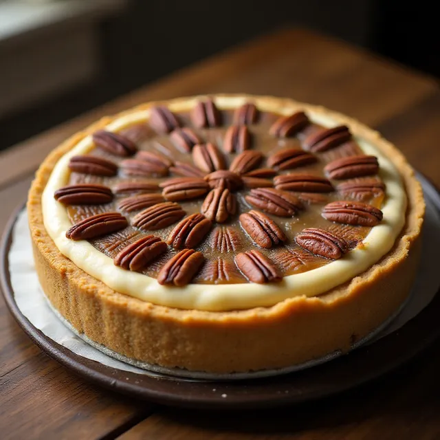 Easy Pecan Pie Cheesecake