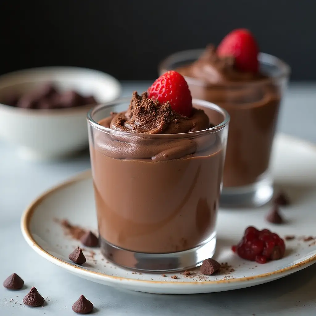 Vegan Chocolate Mousse with Aquafaba