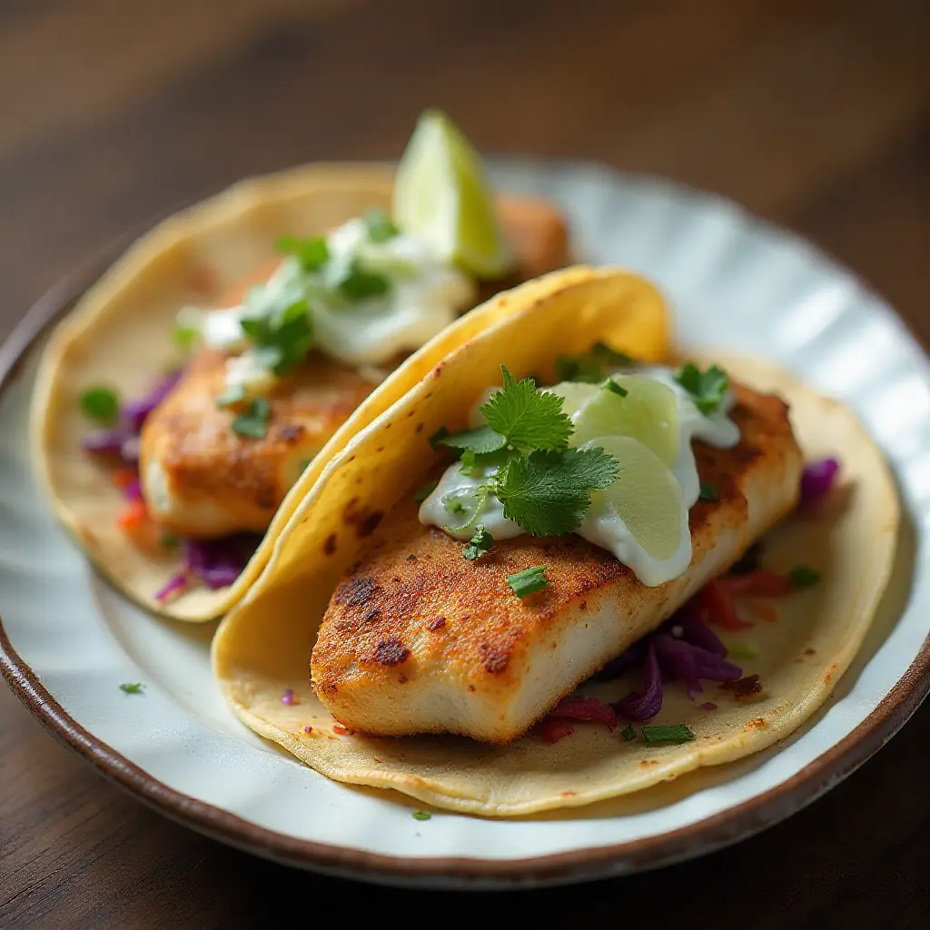 Baked Cod Fish Tacos