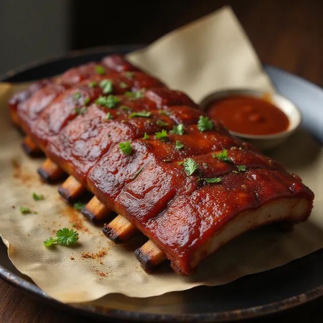 Sweet Smoked Pork Ribs