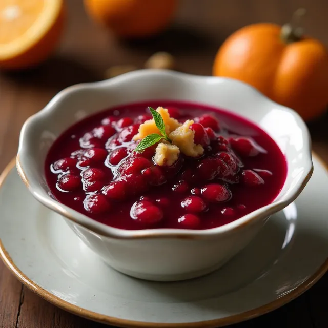 Cranberry Sauce with Walnuts