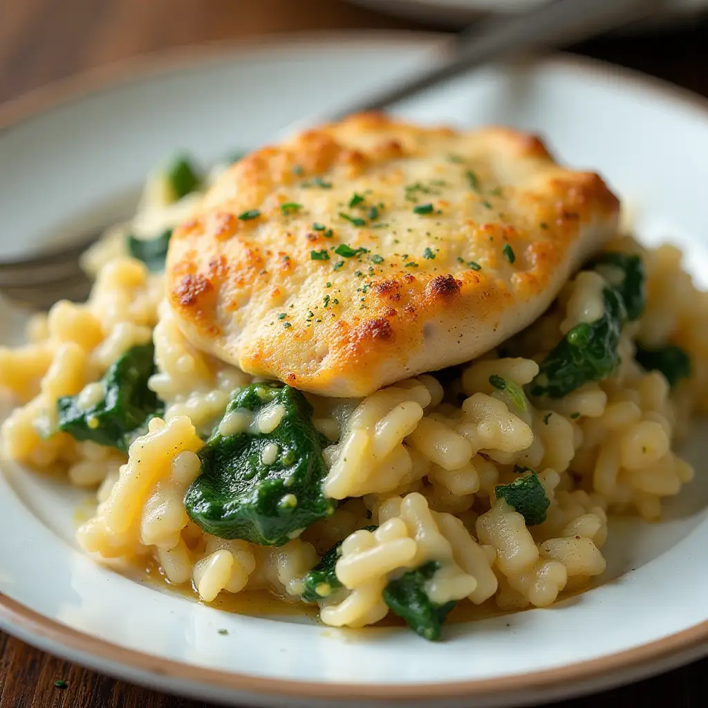 Chicken Florentine Rice Casserole