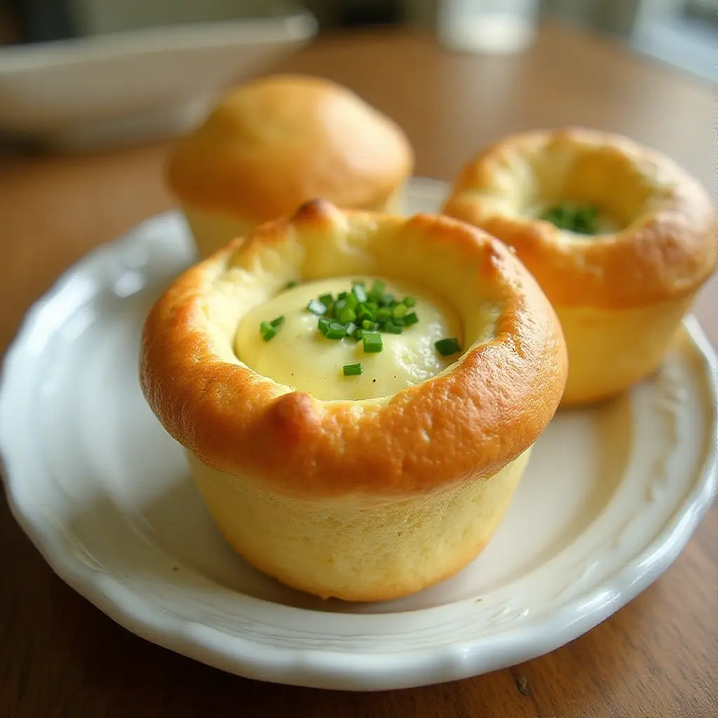 Spring Herb Popovers