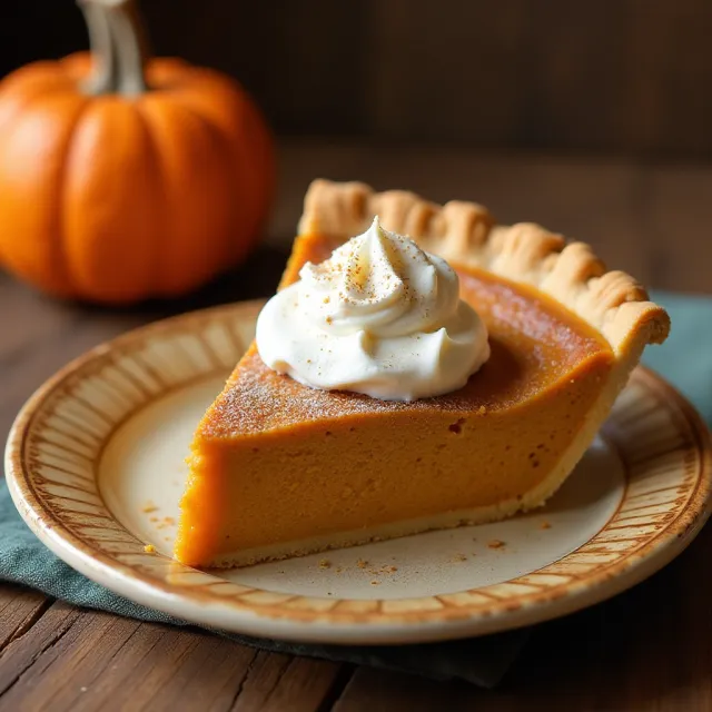 Mom's Spiced Pumpkin Pie