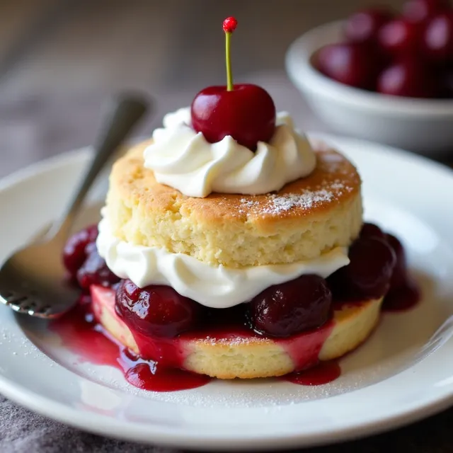 Fresh Cherry Shortcake