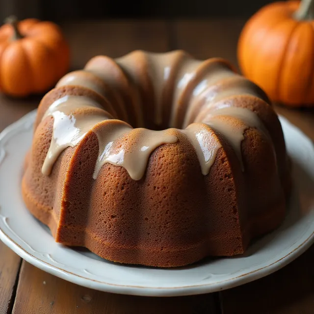 Pumpkin-Black Cocoa Swirl Cake