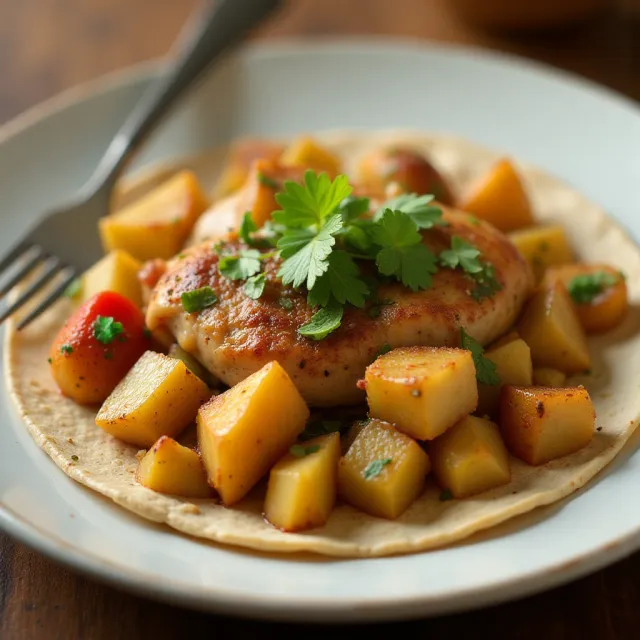 Cinnamon and Lime Chicken Fajitas