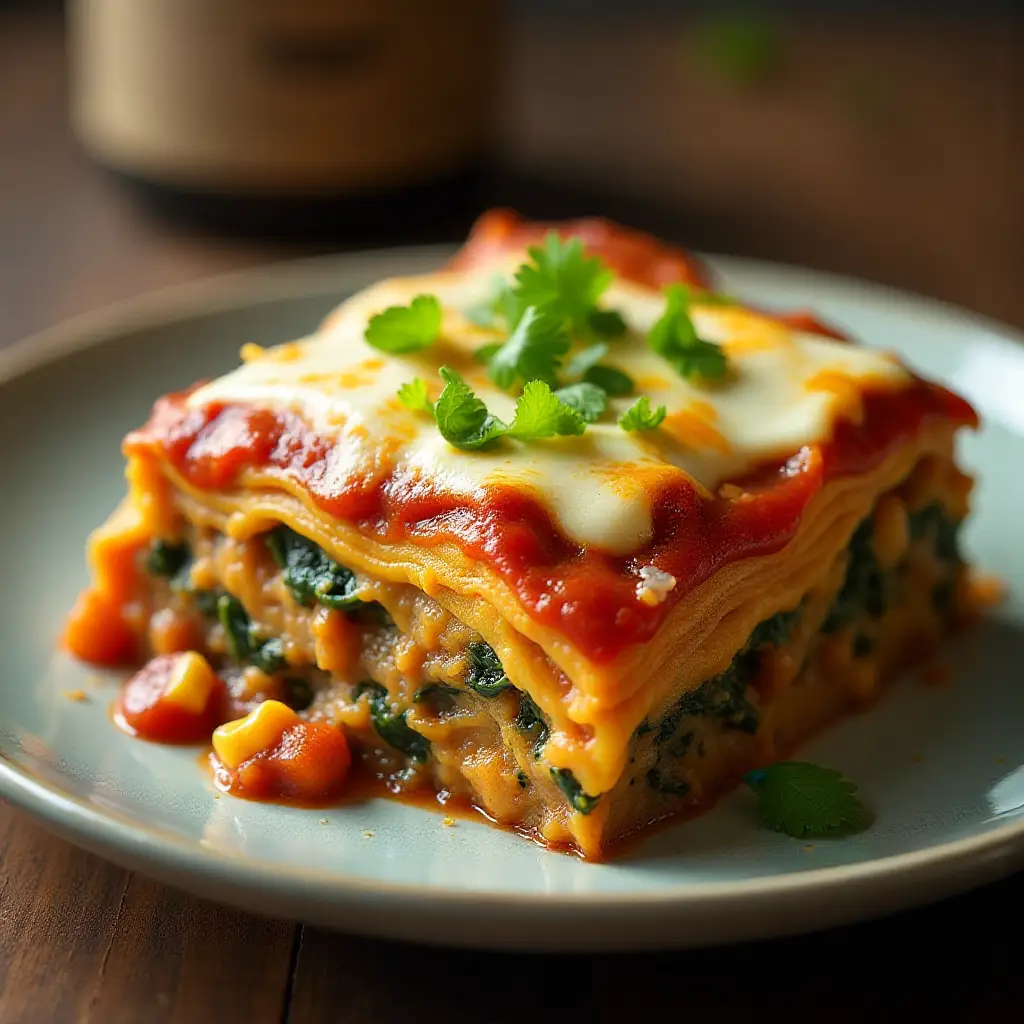 Vegetarian Mexican Lasagna