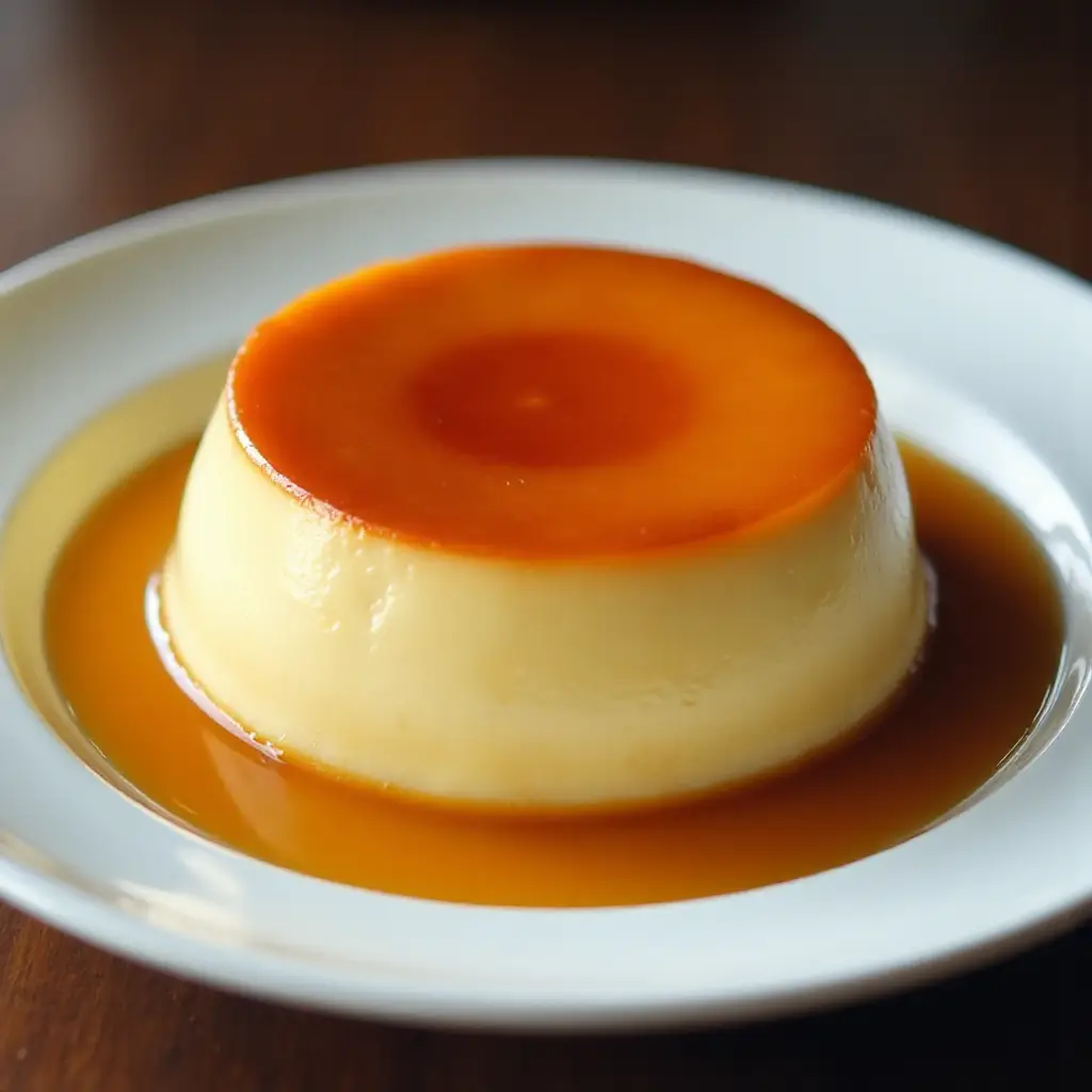 Coconut Cheese Flan