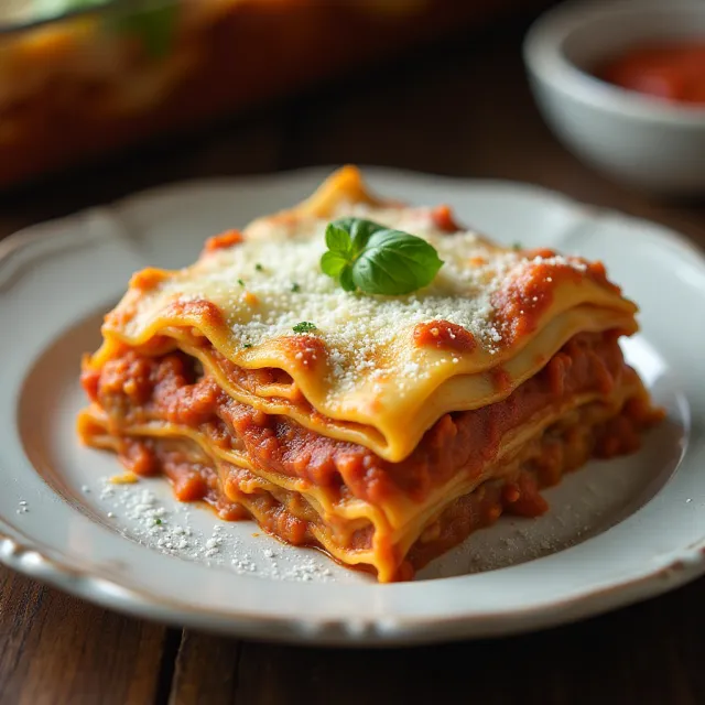 Grammy's Overnight Lasagna