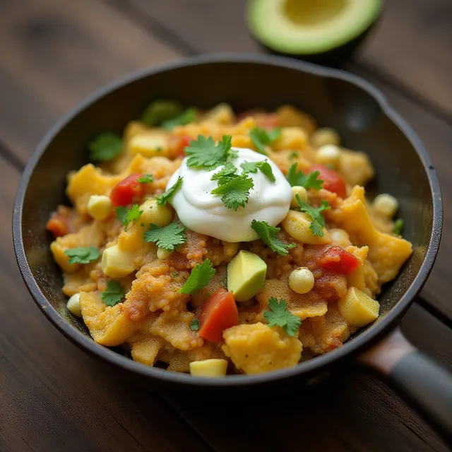 Chilaquiles Scramble