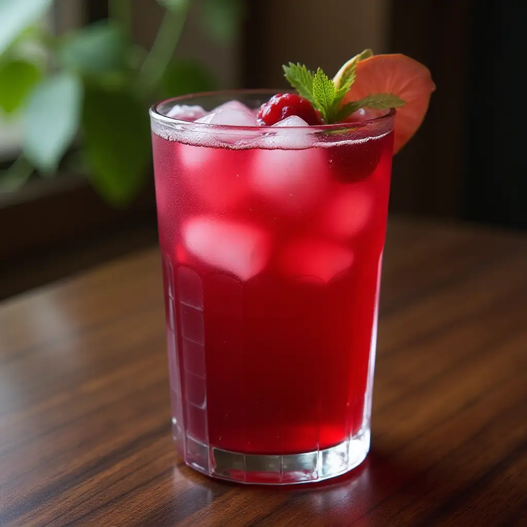 Agua de Jamaica (Iced Hibiscus Tea)