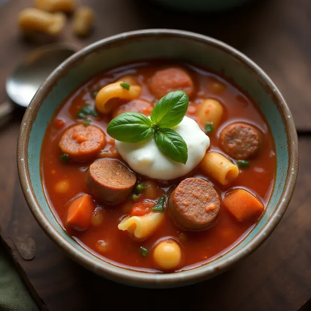 Slow Cooker Italian Sausage Soup