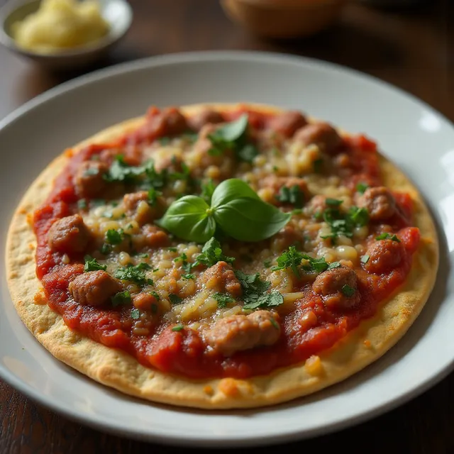 Lahmahjoon (Armenian Pizza)
