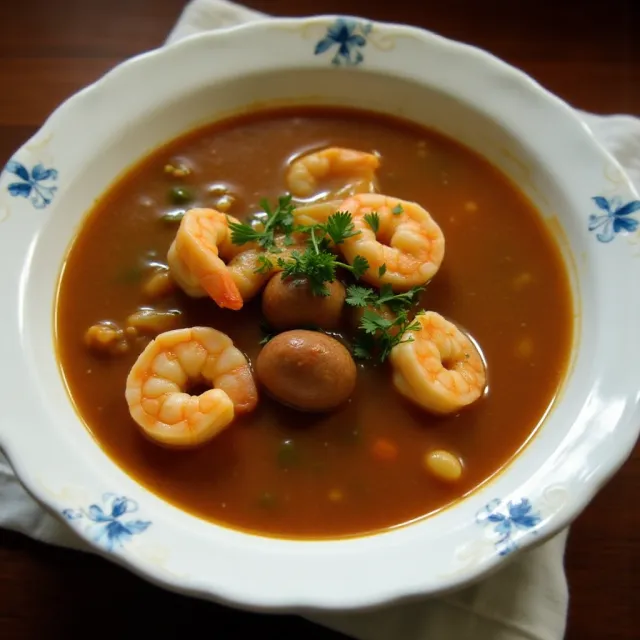 Merwin's Shrimp Gumbo