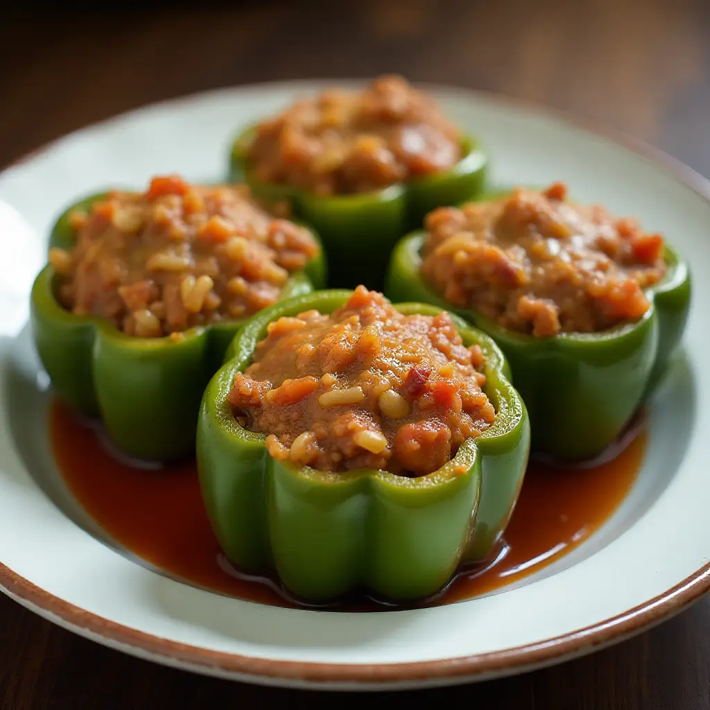 Slow Cooker Stuffed Peppers