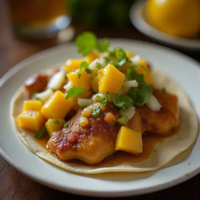 Chicken Adobo Tacos