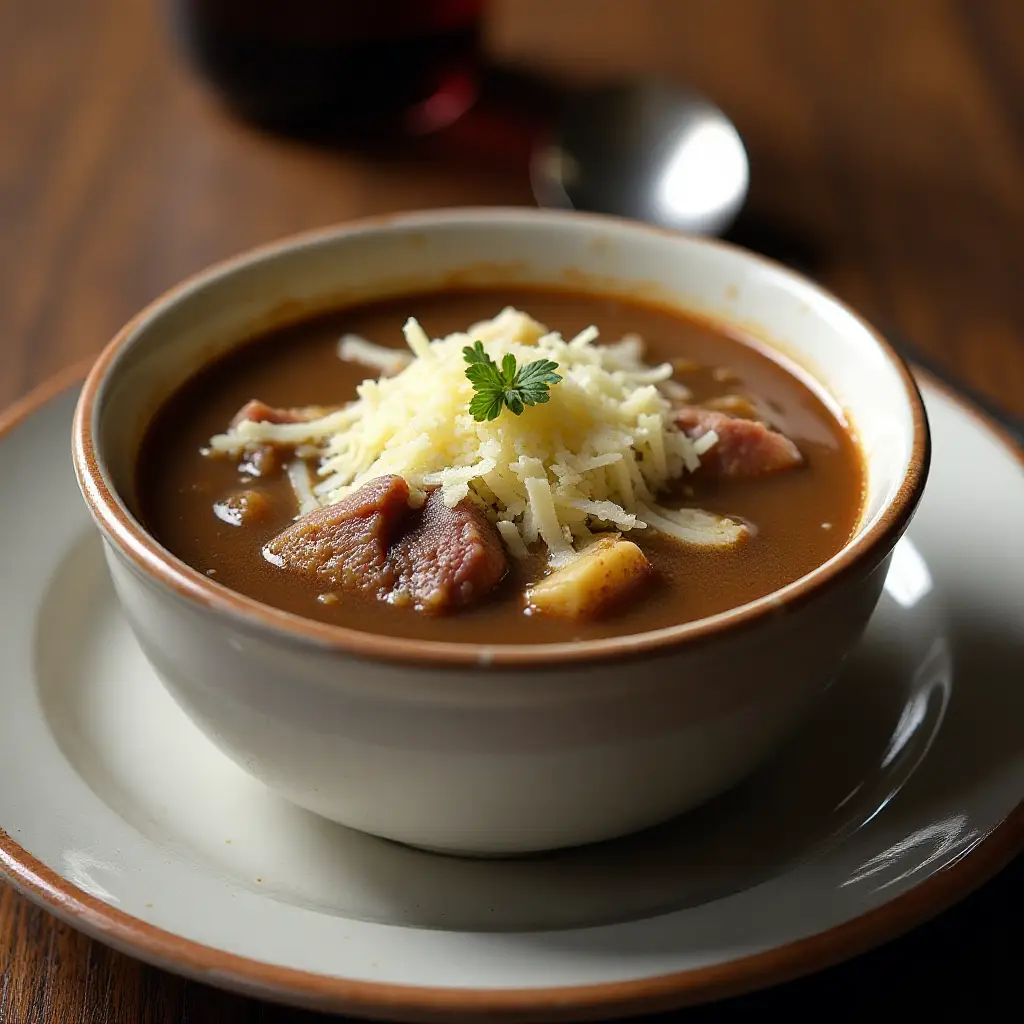 The Ultimate Ribeye French Onion Soup