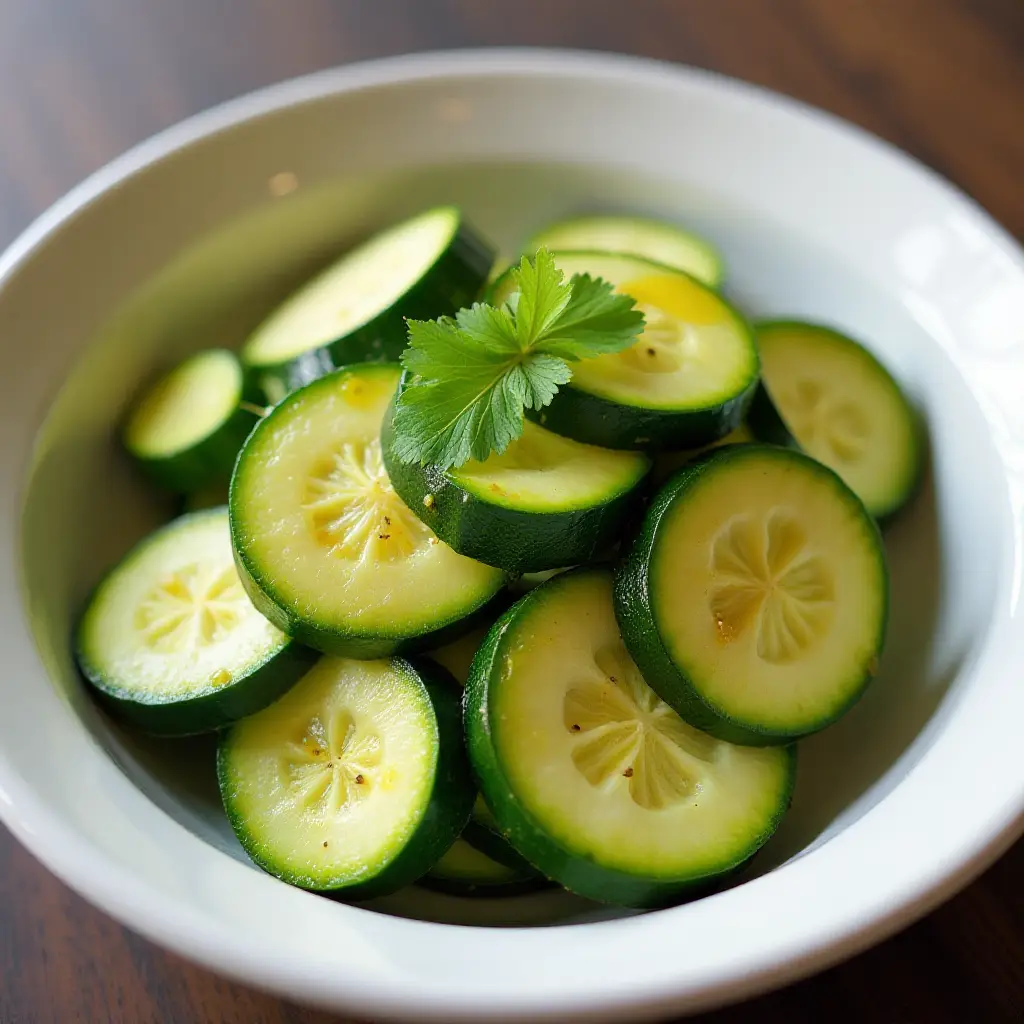 Steamed Zucchini
