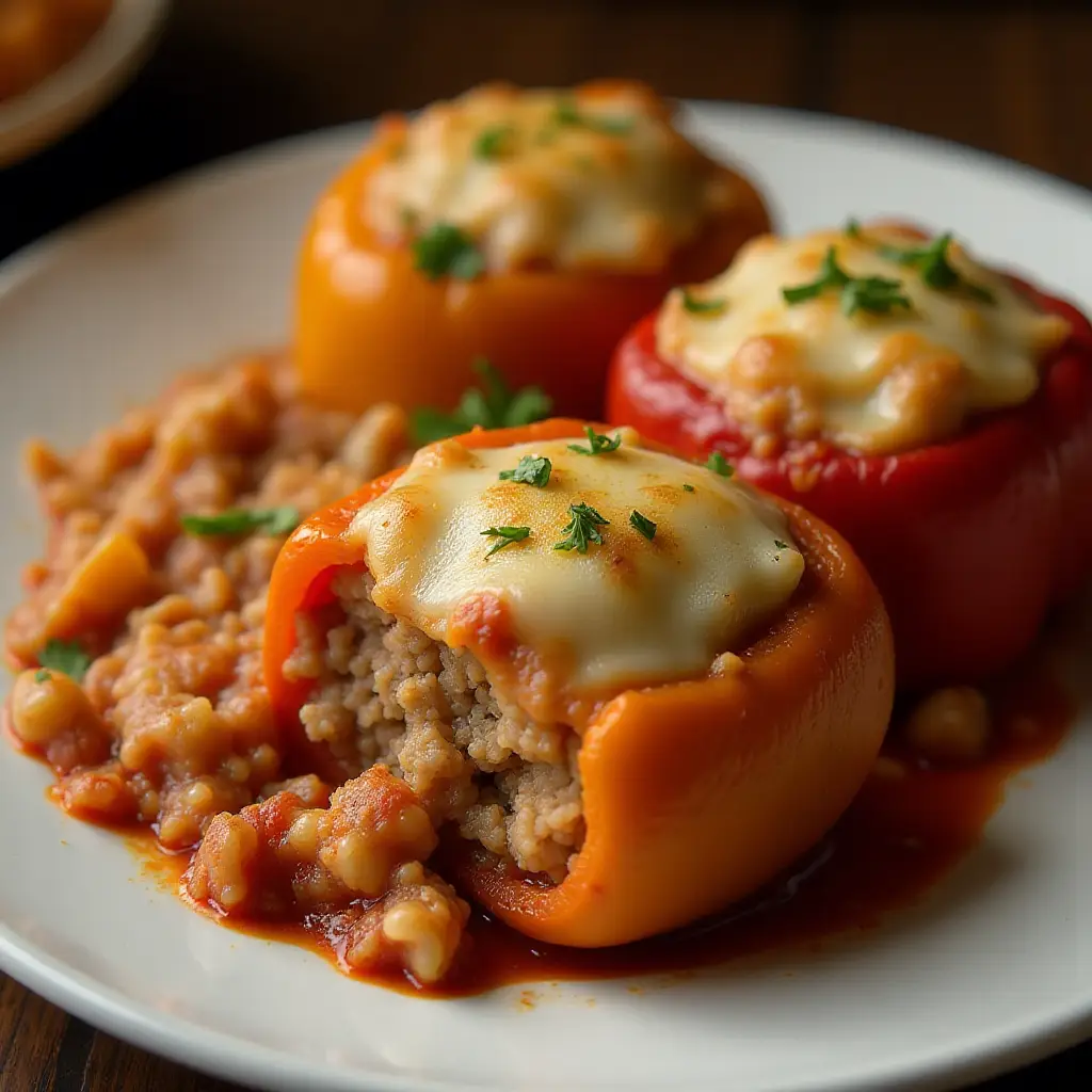 Italian Stuffed Cubanelle Peppers