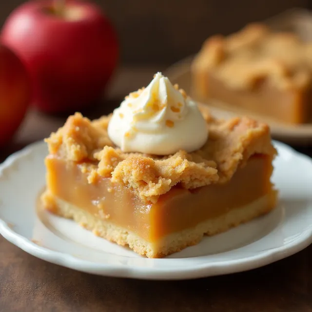 Easy Caramel Apple Pie Bars