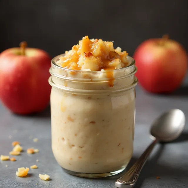 Caramel Apple Overnight Oats