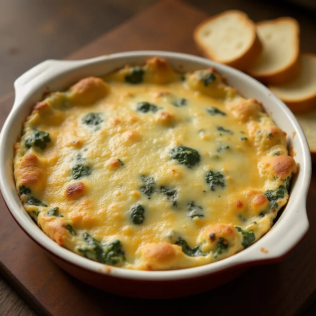 Absolutely Wonderful Cheesy, Creamy Spinach Artichoke Dip