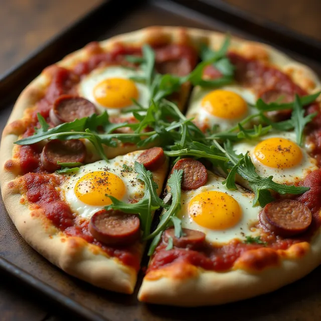 Chef John's Sausage and Egg Pizza