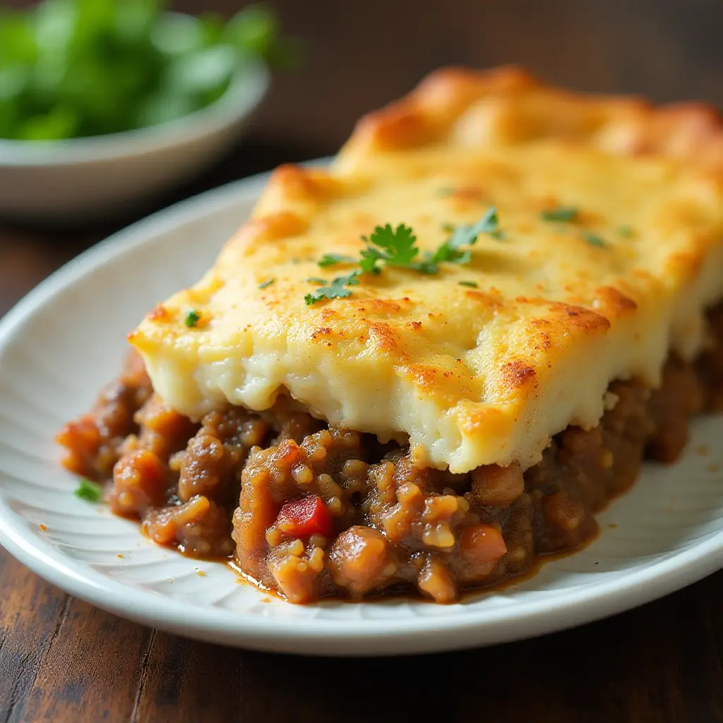 Healthy Shepherd's Pie with Cauliflower Mash