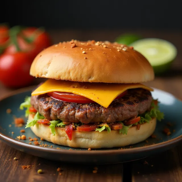 Fajita Cheeseburger
