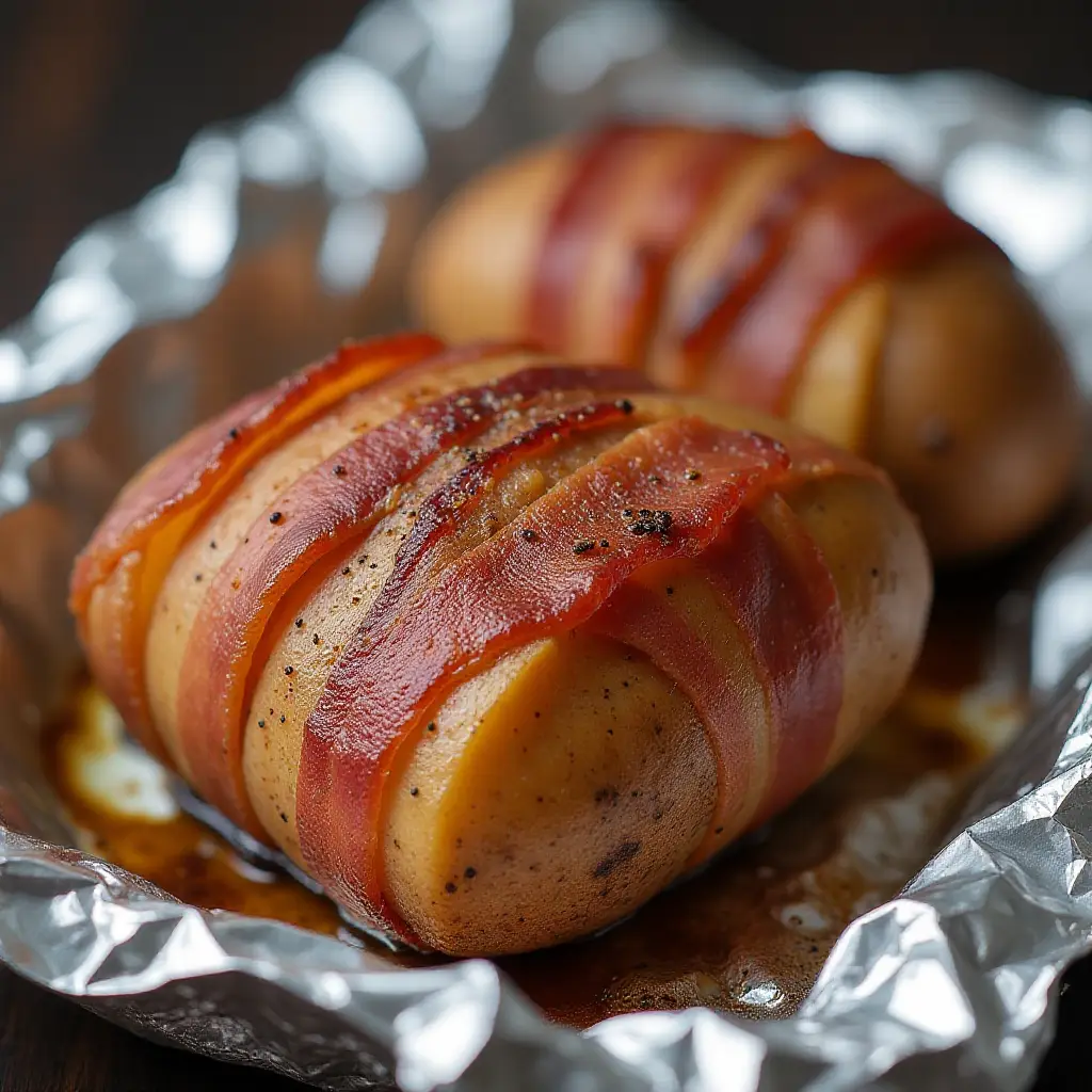 Grilled Bacon Potatoes