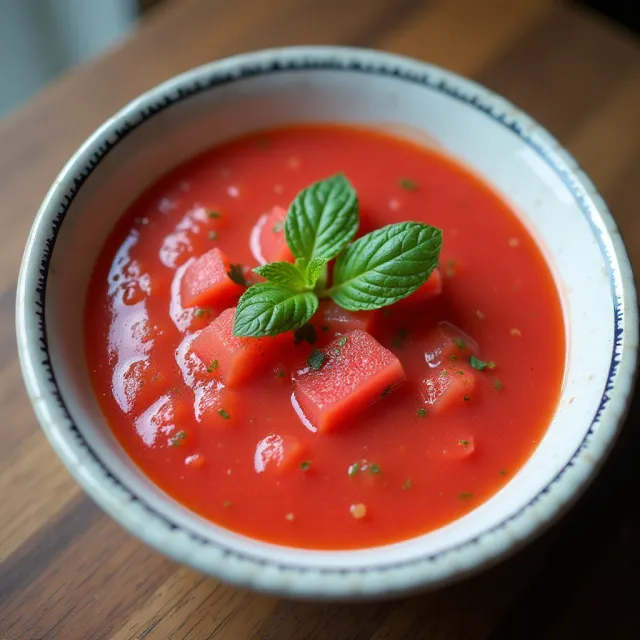 Julia's Watermelon Gazpacho