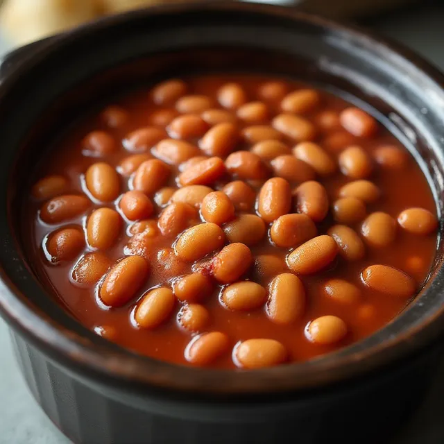 Slow-Cooked Baked Beans