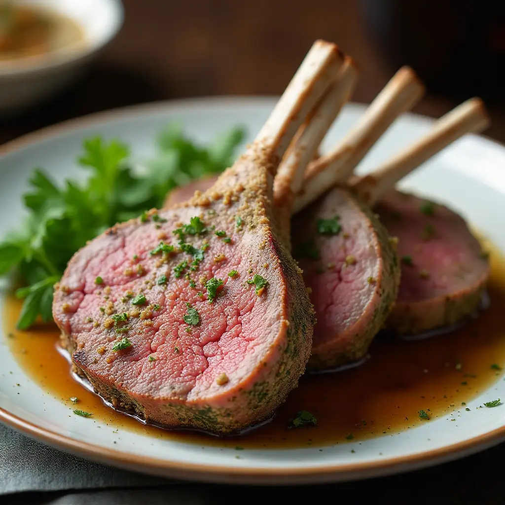 Herb-Crusted Rack of Lamb